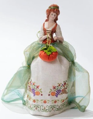Hazel - A Thanksgiving Pincushion Doll