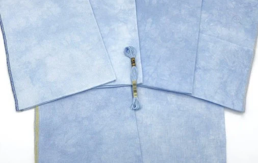 "Forget Me Not" - 46 ct - Linen
