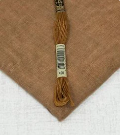 "Mocha" - 36 ct - Linen